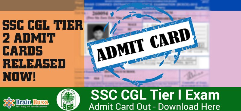 SSC CGL Tier 2 admit cards released now!